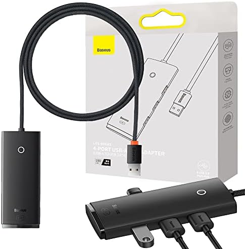 Alternative view of Lite 4nanü 1 Arada Multifonksiyonal USB-A Hub Şarj İstasyonu- Siyah