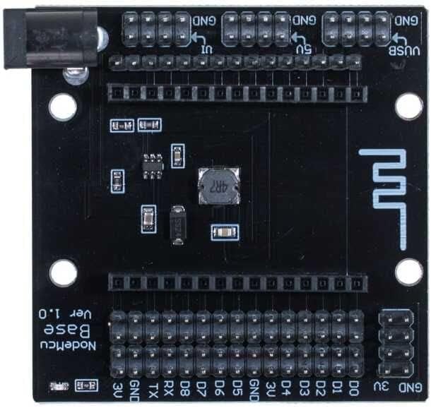 Alternative view of NodeMCU LoLin ESP8266 Base Shield - NodeMCU CH340 Uyum
