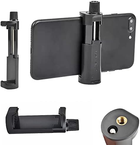 Alternative view of Dikey Ve Yatay Açılabilir Profesyonel Fotoğraf ve Video Çekim Aparatı Kolay Taşınabilir Ergonomik (Min 5cm Max 10cm) Telefon Tutucu Başlık Aparatı (Siyah)