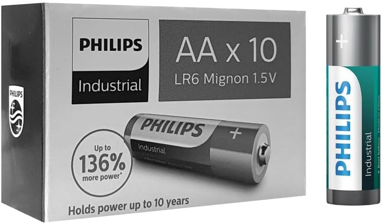 LR6I10C/10 Endüstriyel AA Pil – 10’lu Karton Kutu
