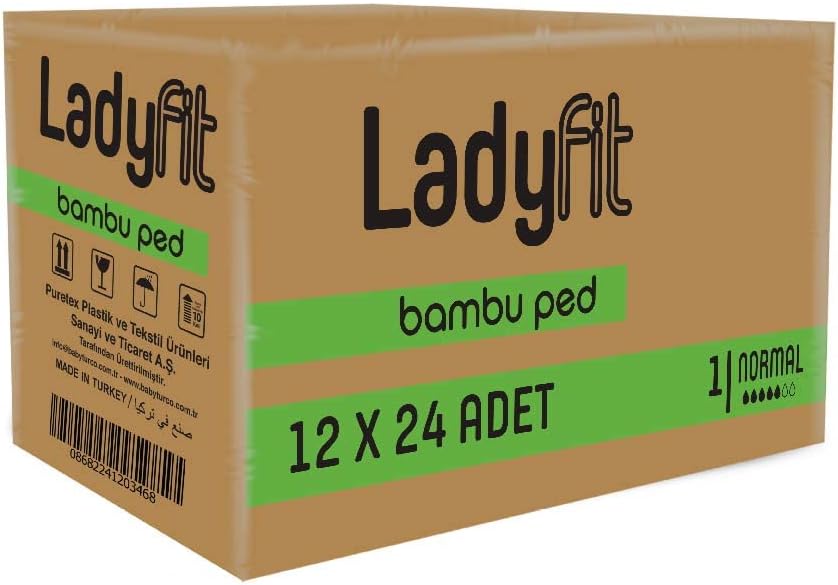 Alternative view of Ladyfit Bambu Normal 288'li Vegan Ped (12 x 24 Adet)