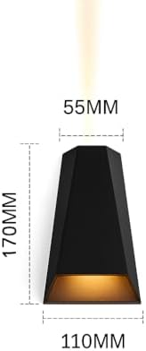 6W Çift Taraflı LED Aplik – 3200K Işık, 220V, 350 Lümen, IP54 Su Geçirmez, 110x175 mm, 100° Işık Açısı