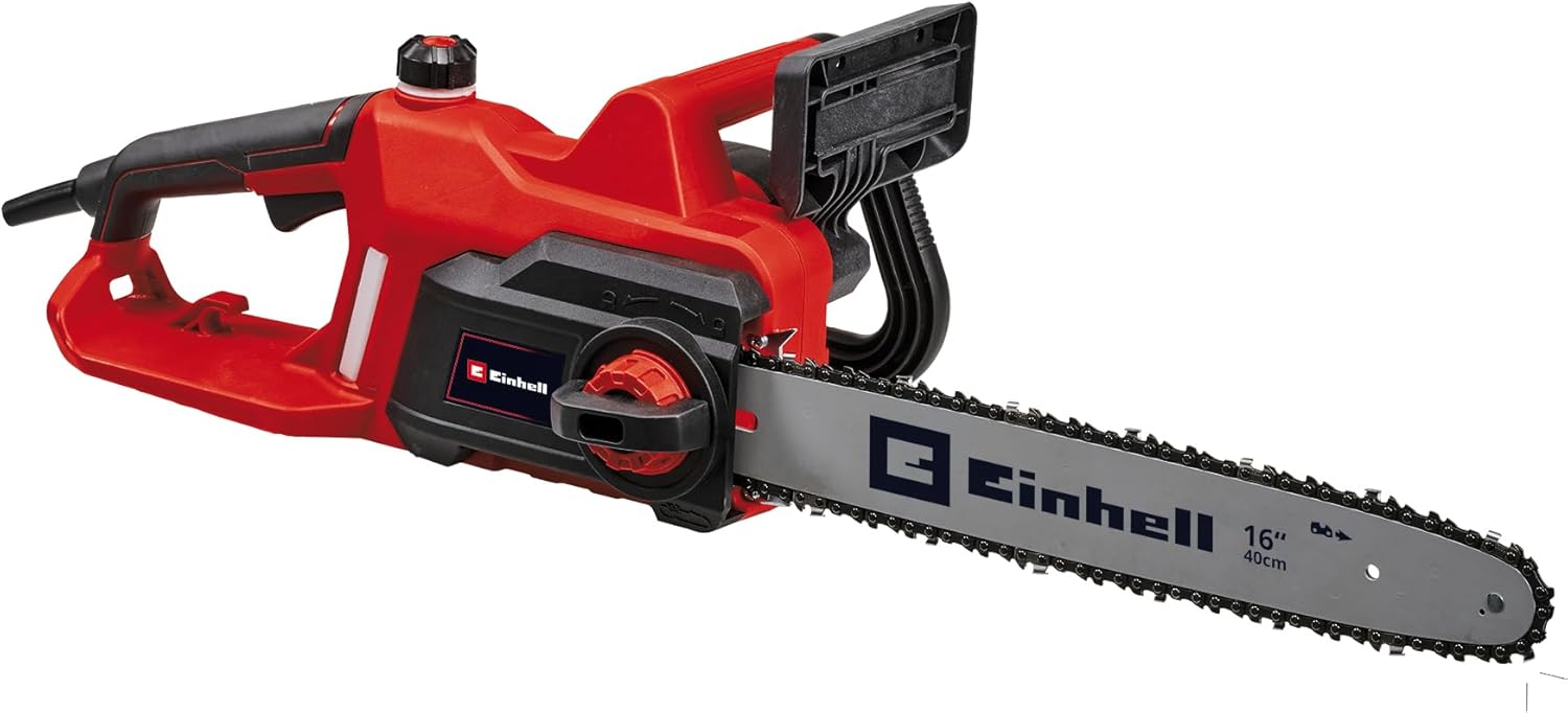 Elektrikli Ağaç Kesme GC-EC 2040 (2000 W, 37,5 cm kesme uzunluğu, 15,5 m/saniye zincir hızı, otomatik zincir yağlama, zincir freni ile geri tepme koruması) - 4501230