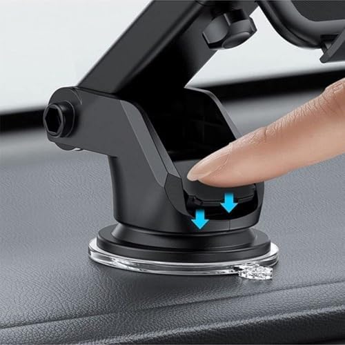 Hb-39 Premium Telefon Tutucu Araç İçi Telefon Tutucu Ayarlanabilir Cam ve Torpido Için Yüksek Kalite Tutucu Araba