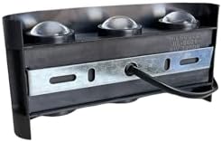 Alternative view of 9W Dekoratif Çift Yönlü Bahçe Aplik – IP65 Su Geçirmez, Mercekli LED, 3200K Günışığı Rengi, İç ve Dış Mekan Duvar Aydınlatması, Modern Siyah Gövde