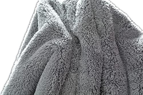 Alternative view of Spark 2316 Mikrofiber Peluş Oto Kurulama ve Temizlik Bezi Büyük Boy 60x90 cm. GRİ