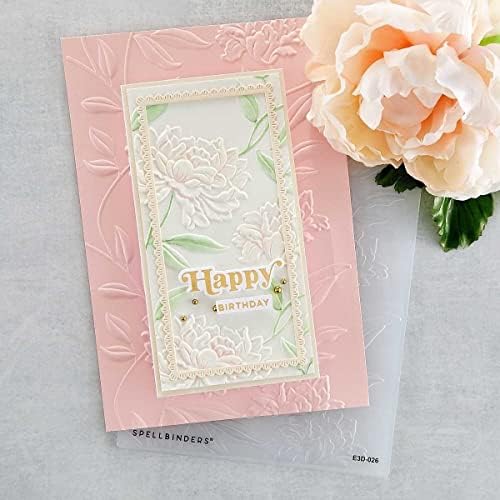 PAPERCRAFTS, INC 3D Kabartma Klasörü Beau Bloom, Opak