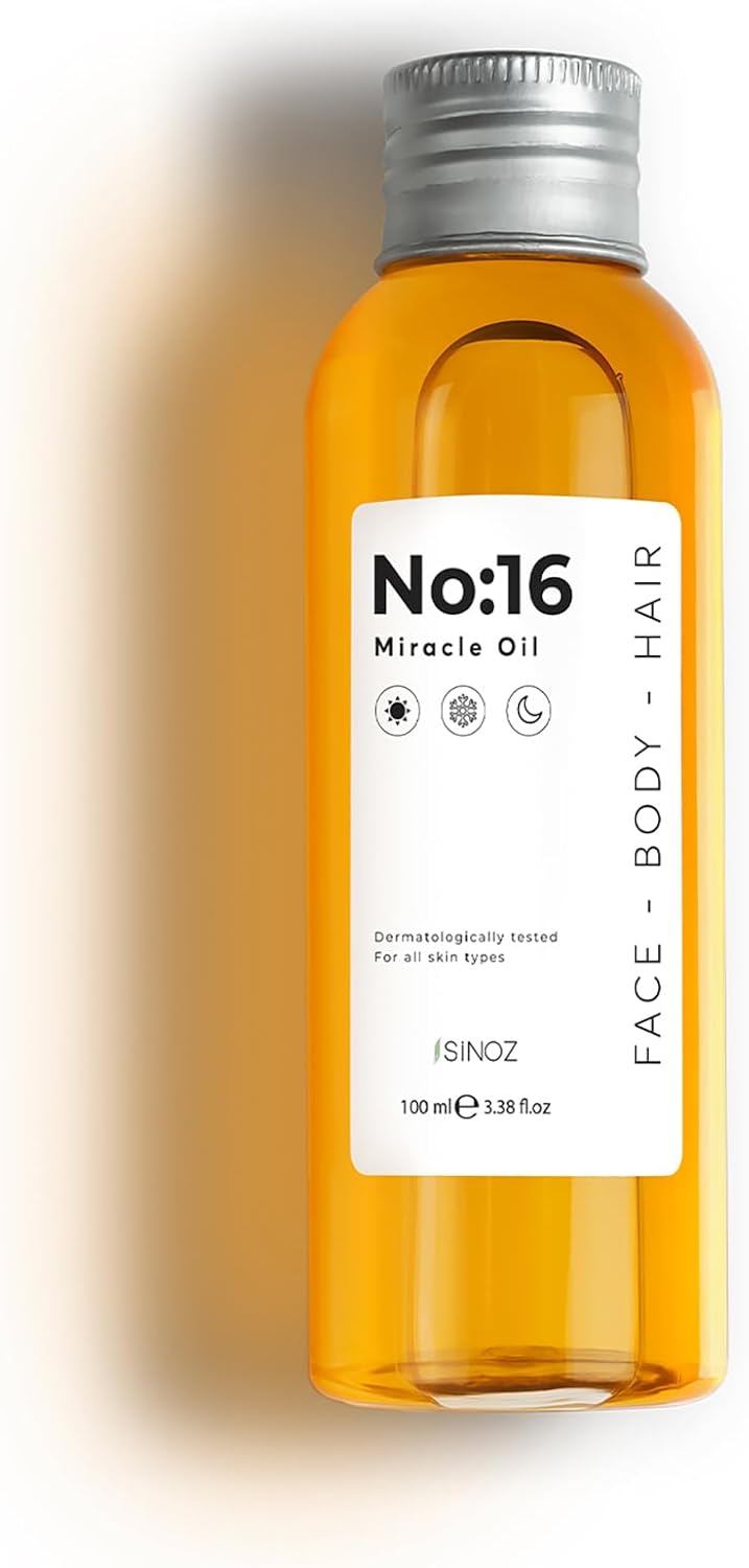 Sinoz No:16 Nemlendirici Besleyici Yenileyici Işıltı Verici Mucizevi Onarıcı Bakım Yağı 100 ml