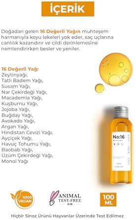 Alternative view of Sinoz No:16 Nemlendirici Besleyici Yenileyici Işıltı Verici Mucizevi Onarıcı Bakım Yağı 100 ml