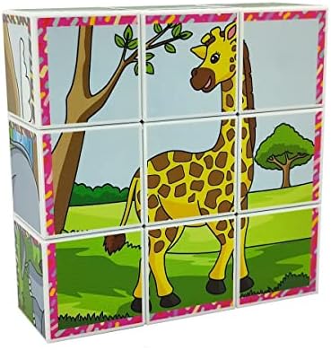 Alternative view of Hayvanları 3D Manyetik Puzzle (9 Mıknatıslı Küp 6 Yapboz)