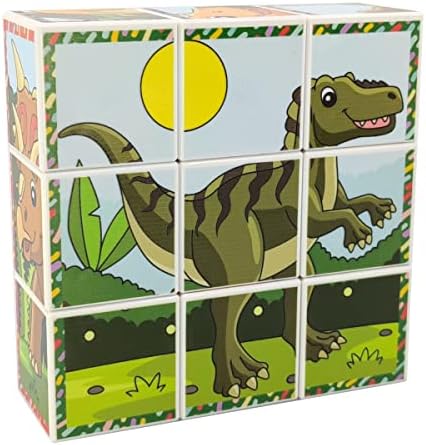 Alternative view of Dinozorlar 3D Manyetik Puzzle Seri 2 - (9 Mıknatıslı Küp 6 Dinazor Yapboz)