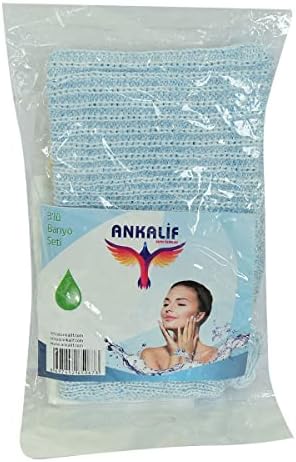 Ankalif Banyo Lifi + Kese + İpli Topuk Taşı 3 lü Banyo Seti