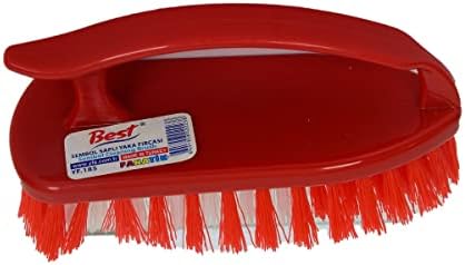 Alternative view of Yaka Fırçası Sembol Plastik Tutma Saplı Fırça Karışık Renk 14 Cm