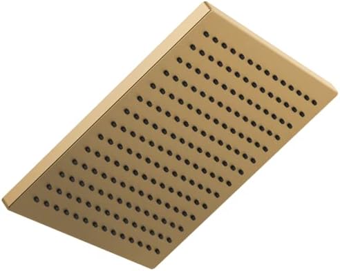 - Tek Püskürtme Raincan Duş Başlığı, Altın Duş Başlığı, Yağmur Duş Başlığı, Kare Duş Başlığı, 2.5 GPM Akış Hızı, Lumicoat Şampanya Bronz 52159-CZ-PR25