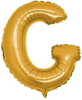 - G Harfi Altın Folyo Balon 16 İnch 40 cm