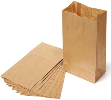 - Naturel Poşet Kese Kağıdı 15 cm x 20 cm 25 Adet