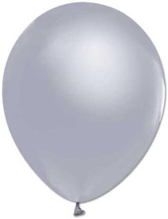 - Metalik Gümüş Balon Balon 12 inch 5 Adet