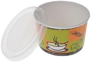 Marifetlerim - Kapaklı Karton Çorba Kasesi 25 Adet 16 Oz