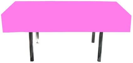 - Düz Pembe Doğum Günü Masa Örtüsü 137 * 183