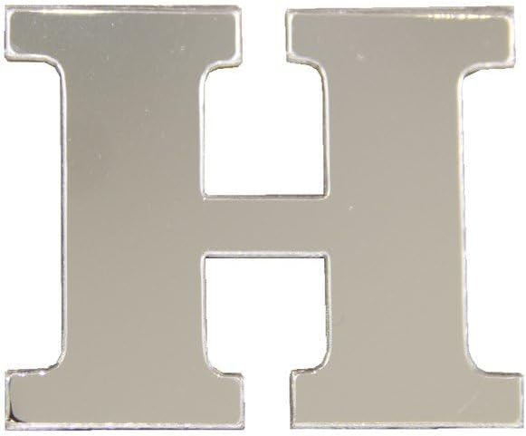 Alternative view of - H Harfi Gümüş Aynalı Pleksi 4 cm