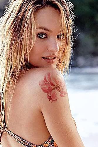 Alternative view of ARTİKEL Pembe Açan Çiçek Geçici Dövme,Geçici Tattoo,Vücut Dövme,Kol Bilek Dövme,Boyun Dövme,Sırt Dövme