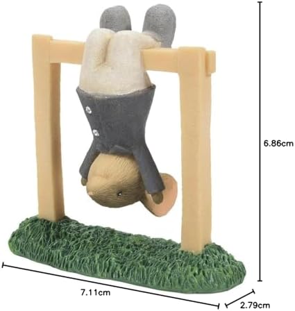 Alternative view of Tails with Çubukları Fare Figürü, 6.9 cm, Çok Renkli, Oyun Alanı Temalı