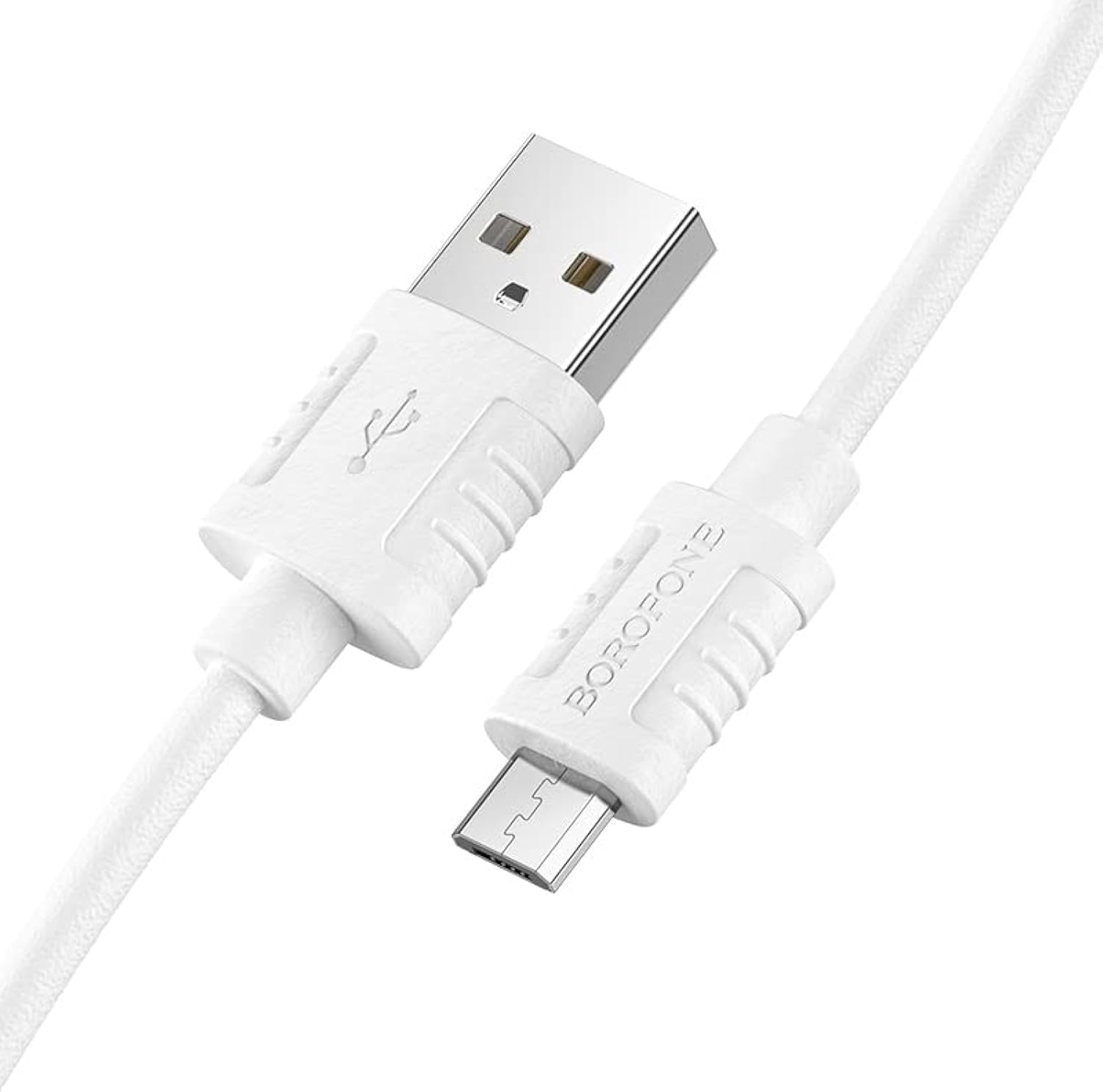 2.4A Hızlı Şarj ve Veri Kablosu | 1m Gıda Sınıfı Silikon Malzeme, USB - Micro USB Bağlantı, Yumuşak ve Dayanıklı Esnek Tasarım, Düğümlenme Önleyici Şarj Kablosu | BX52
