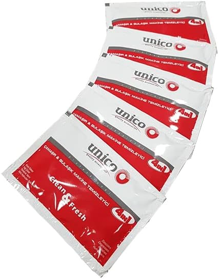 UNİCO BULAŞIK ÇAMAŞIR MAKİNASI TOZ KİREÇ ÖNLEYİCİ 5x40 GRAM