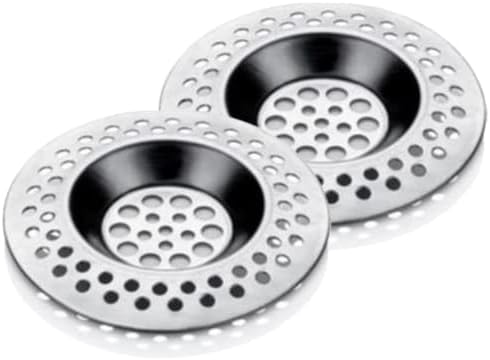 Alternative view of 2 ADET Lavabo Evye Süzgeci Lavabo İçi Süzgeç 8 cm Metal Tıkanma Önleyici Temizlik Ürünü Pratik ve Ergonomik Kolay Sök-Tak Modüllü