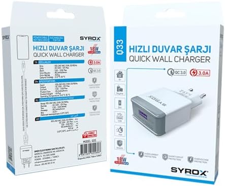 Alternative view of 18W 3.0A QC şarj adaptörü, hızlı ve güvenli akıllı cihaz
