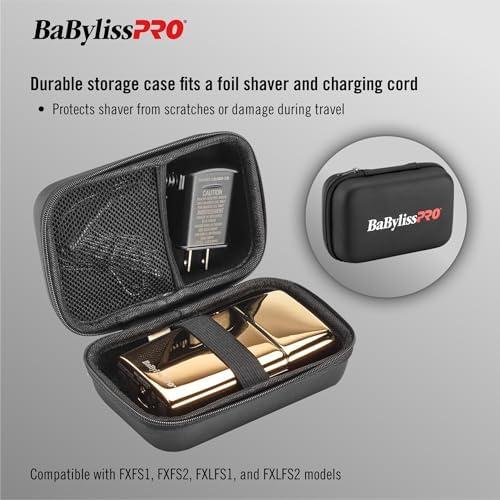 BaBylissPRO Folyo Tıraş Makinesi Kılıfı - tek veya çift tıraş makinesi, güç kablosu, yedek folyolar için uygundur
