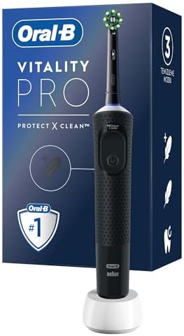 Oral-B Şarjlı/Elektrikli Diş Fırçası Vitality Pro Siyah Koruma ve Temizlik
