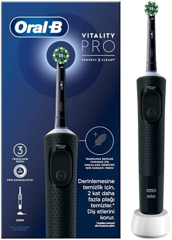Alternative view of Oral-B Şarjlı/Elektrikli Diş Fırçası Vitality Pro Siyah Koruma ve Temizlik
