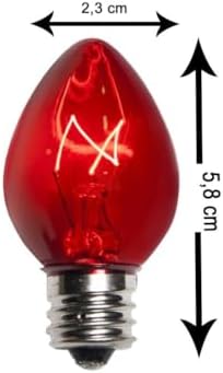 C7 10W Renkli Parfüm Ampul E14 (5 Adet)