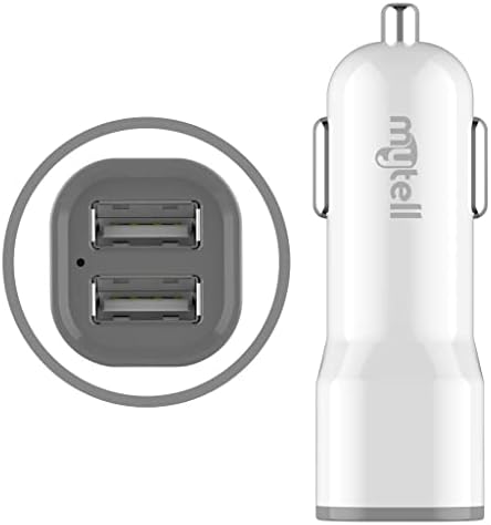 Araç Şarjı MY-A5 USB Başlık 2 USB'li 2100 mAh, Beyaz