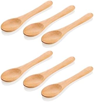 Alternative view of 12 Adet Bambu Baharat Kaşığı ve Mama Kaşığı, Bambu Reçel Bal Kaşığı 12 Adet