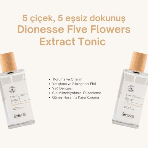 Bee 5 Çiçek Detoks Yüz Toniği 100 ml | Siyah Arı Balı ile Cilt Sıkılaştırıcı ve Yatıştırıcı Tonik | Tüm Cilt Tipleri İçin Doğal Bakım