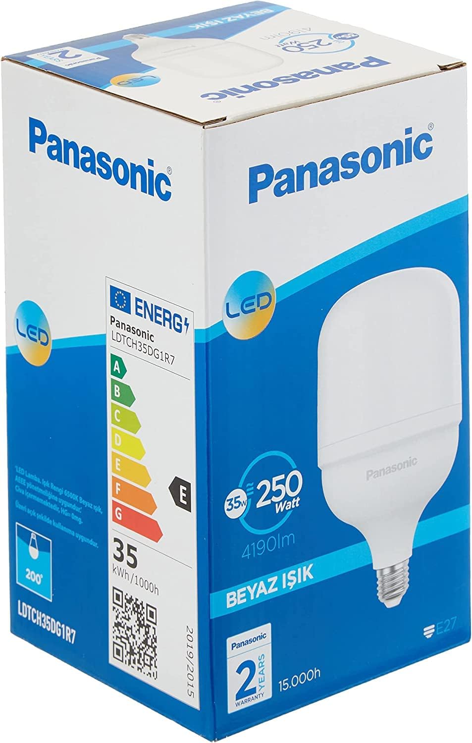 E27 LED TORCH LAMBA, BEYAZ IŞIK 35W 4190LM 6500K
