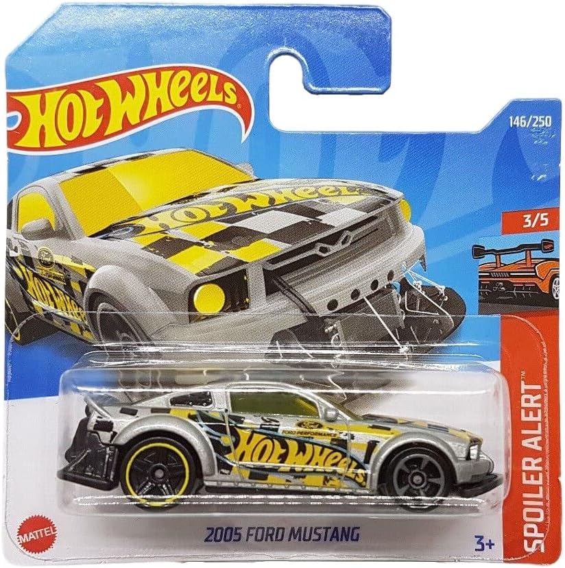 Alternative view of - 2005 Mustang - Spoiler Alert 3/5 - HCV12 - Short Card - gri - Mattel 2022