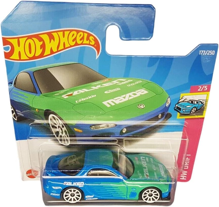 - '95 RX-7 - HW 2/5 - HCV86 - Kısa Kart - Falken Tasarım - Greddy - Eibach - Işınlar - Formül - Mattel 2022