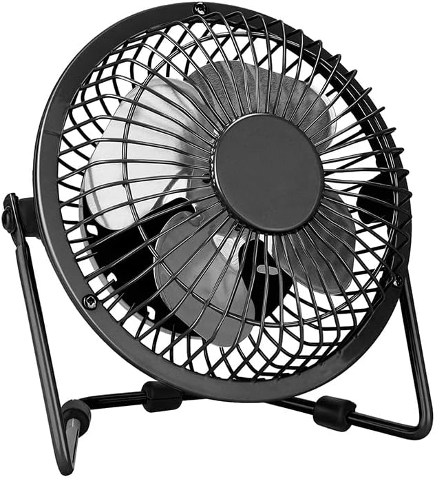 Masa Üstü USB Fan Soğutucu Vantilatör Klima - Metal Serinletici Mini Vantilatör - USB Girişli