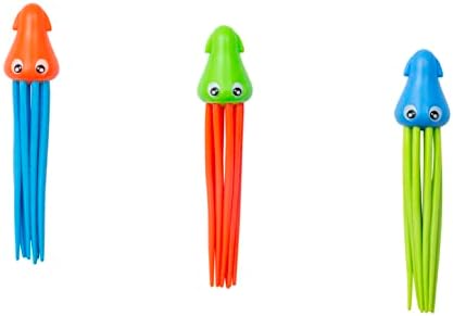 Speedy Squid Dalış Figür Seti, 3'lü Set 16,8 x 4,5 x 4,5 cm