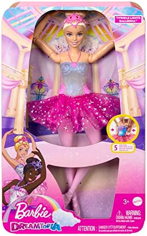 Alternative view of BARBIE™ DREAMTOPIA IŞILTILI BALERİN™ bebek | sarışın balerin bebek | sihirli ışık özelliği HLC25