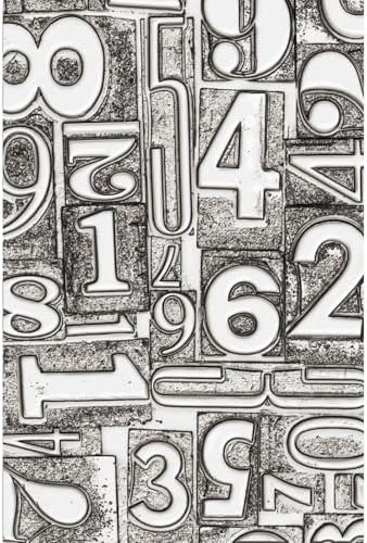 Alternative view of 3D Doku Kalıbı - Tim Holtz Numbered