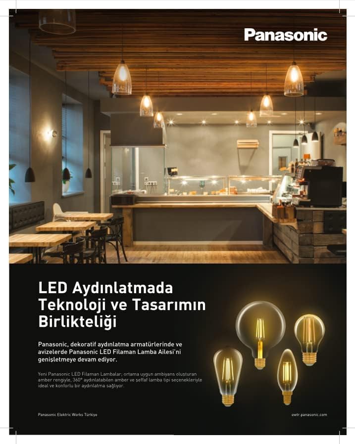 E14 FİL LAMBA, SARI IŞIK 4W 360LM 2000K GOLD