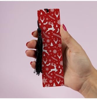 Yılbaşı Temalı Kitap Ayracı 13.5 cm x 4 cm Metal Malzeme