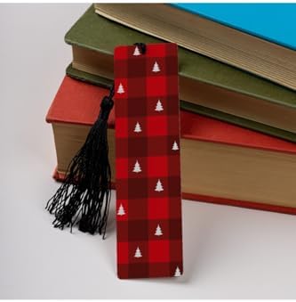 Yeni Yıl Konsept Tasarımlı Kitap Ayracı 13.5 cm x 4 cm Metal Malzeme
