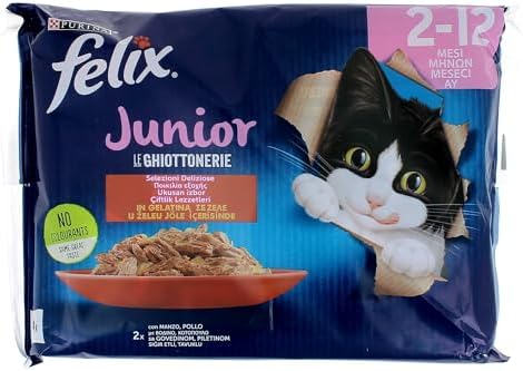 Felix Junior Yavru Yaş Kedi Maması 85gr 4lü