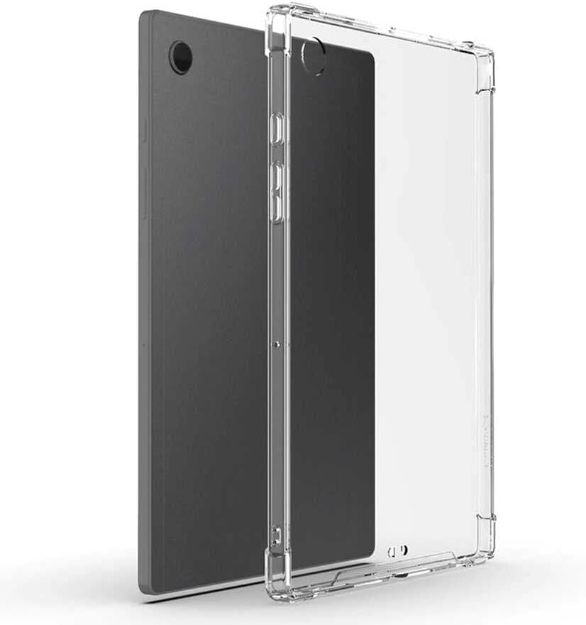 Galaxy ile uyumlu Tab A8 10.5 SM-X200 (2021) Kılıf Tablet Nitro Anti Silikon Kapak Renksiz