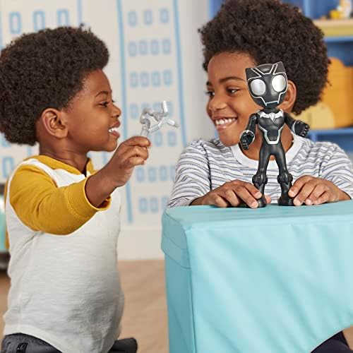 Alternative view of SPIDEY AND HIS AMAZING FRIENDS süper büyük Panther aksiyon figürü, okul öncesi çocuklar için süper kahraman oyuncağı